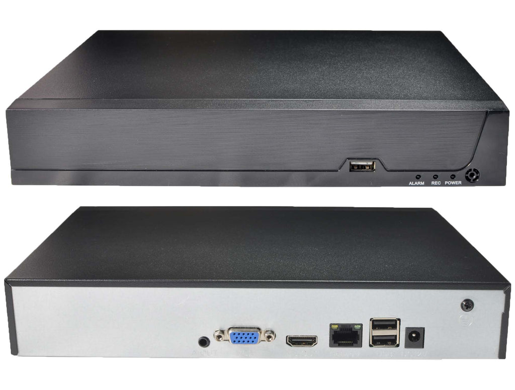 Nvr Receiver 8M 4K NVR 16CH H.265++ Metal box Network Video Recorder P2P For CCTV S ...