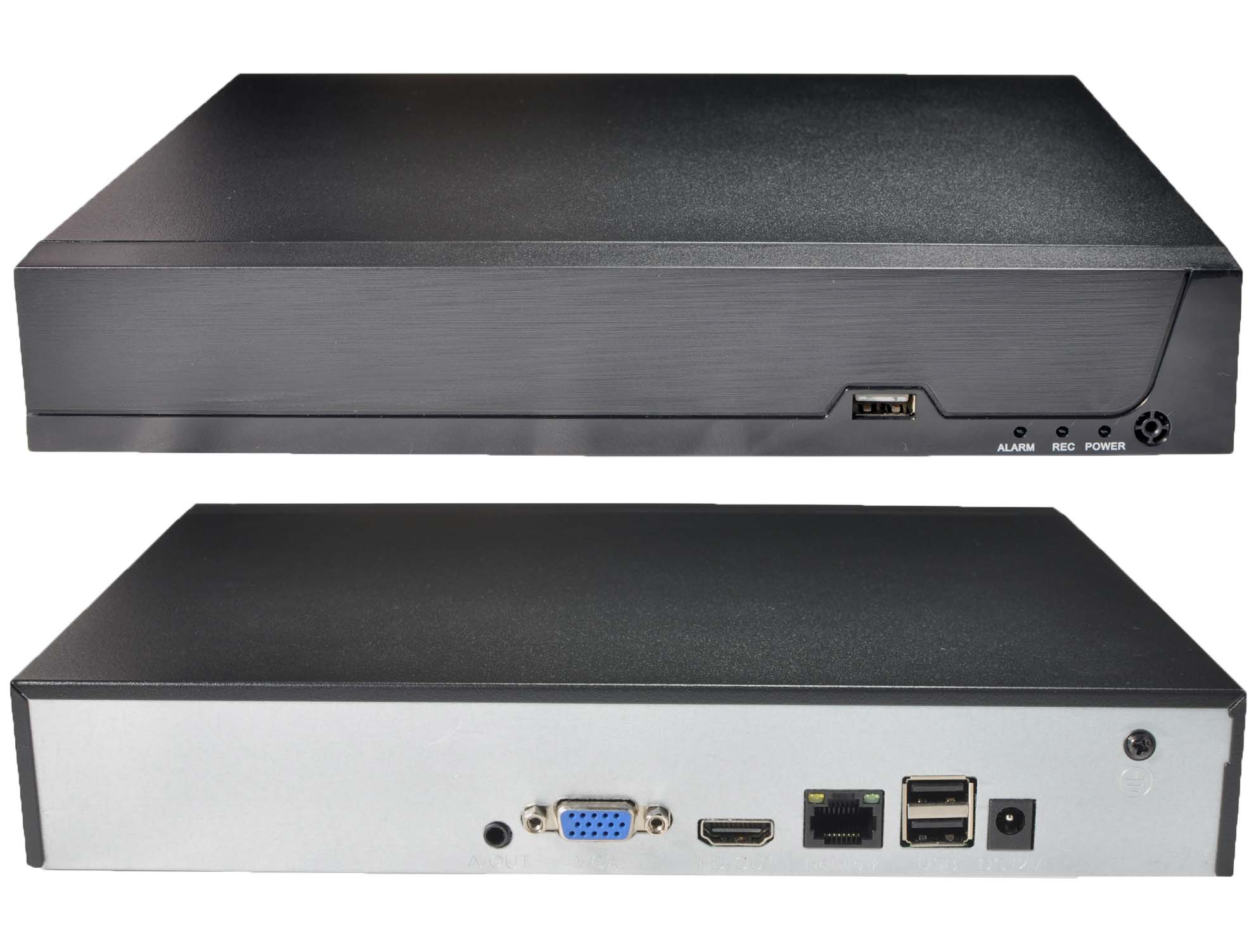 8M 4K NVR 9CH 9ch NVR H.265++ Metal box Network Video