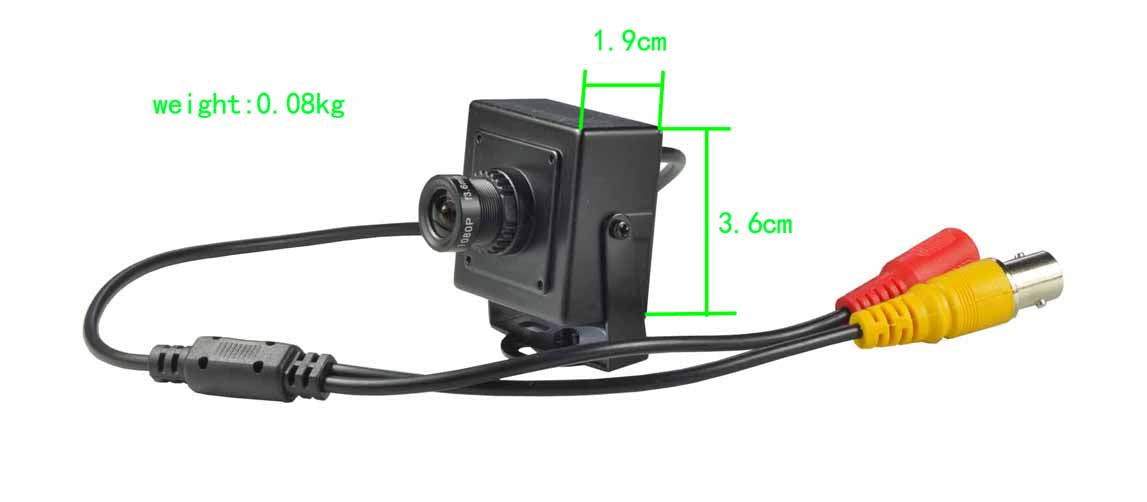 Mini metal box analog Camera 1000TVL CMOS With IR filter Lens Intercha ...