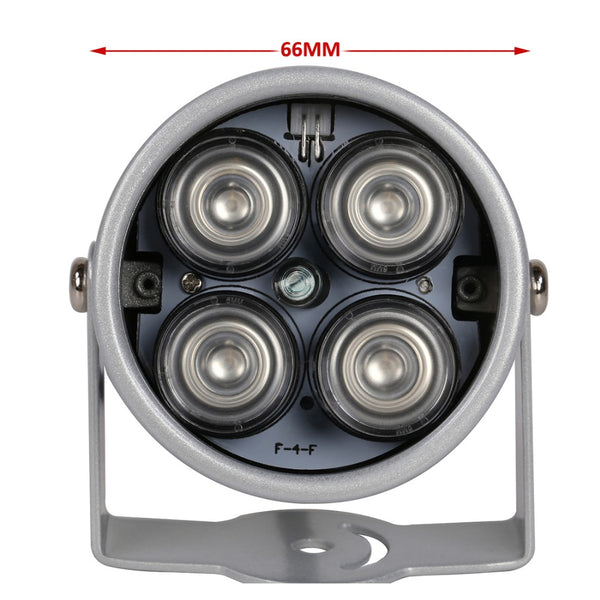 Ansice IR illuminator Light 850nm 4 array LEDs Infrared Waterproof Night Vision CCTV Fill Light DC 12V For CCTV Security Camera